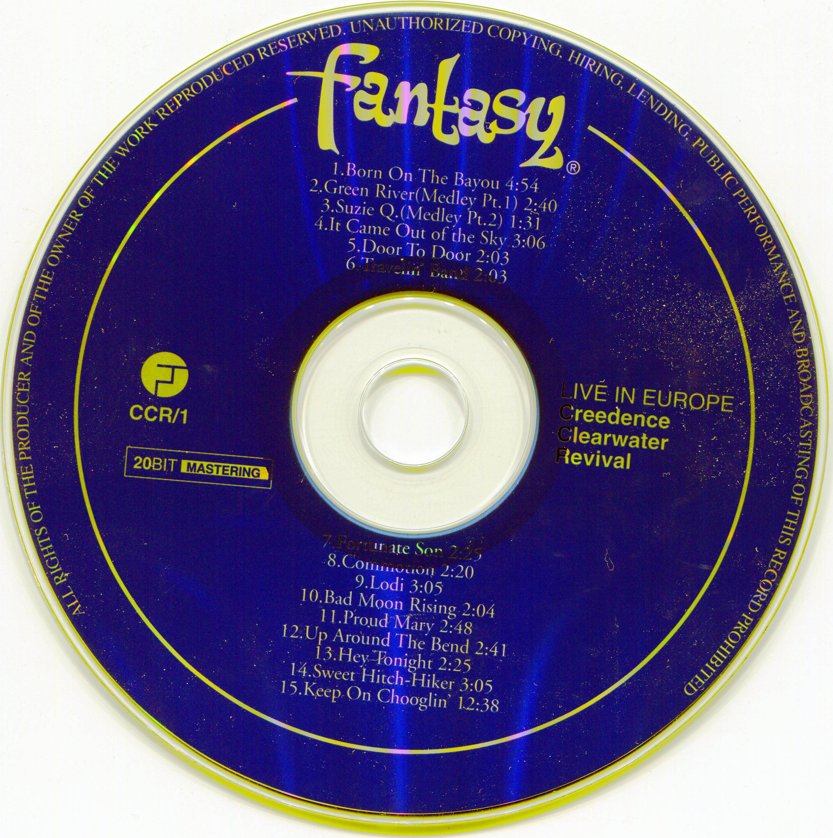 Creedence Clearwater Revival Live In Europe [ak ita]